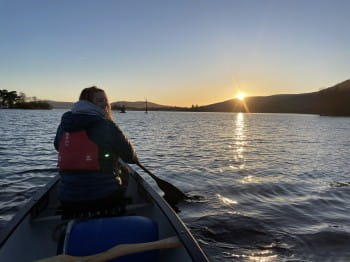 Sunset Canoeing Loch Lomond - In Your Element