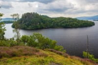 views looking onto Inchcailloch during Experience Scotland guided tour